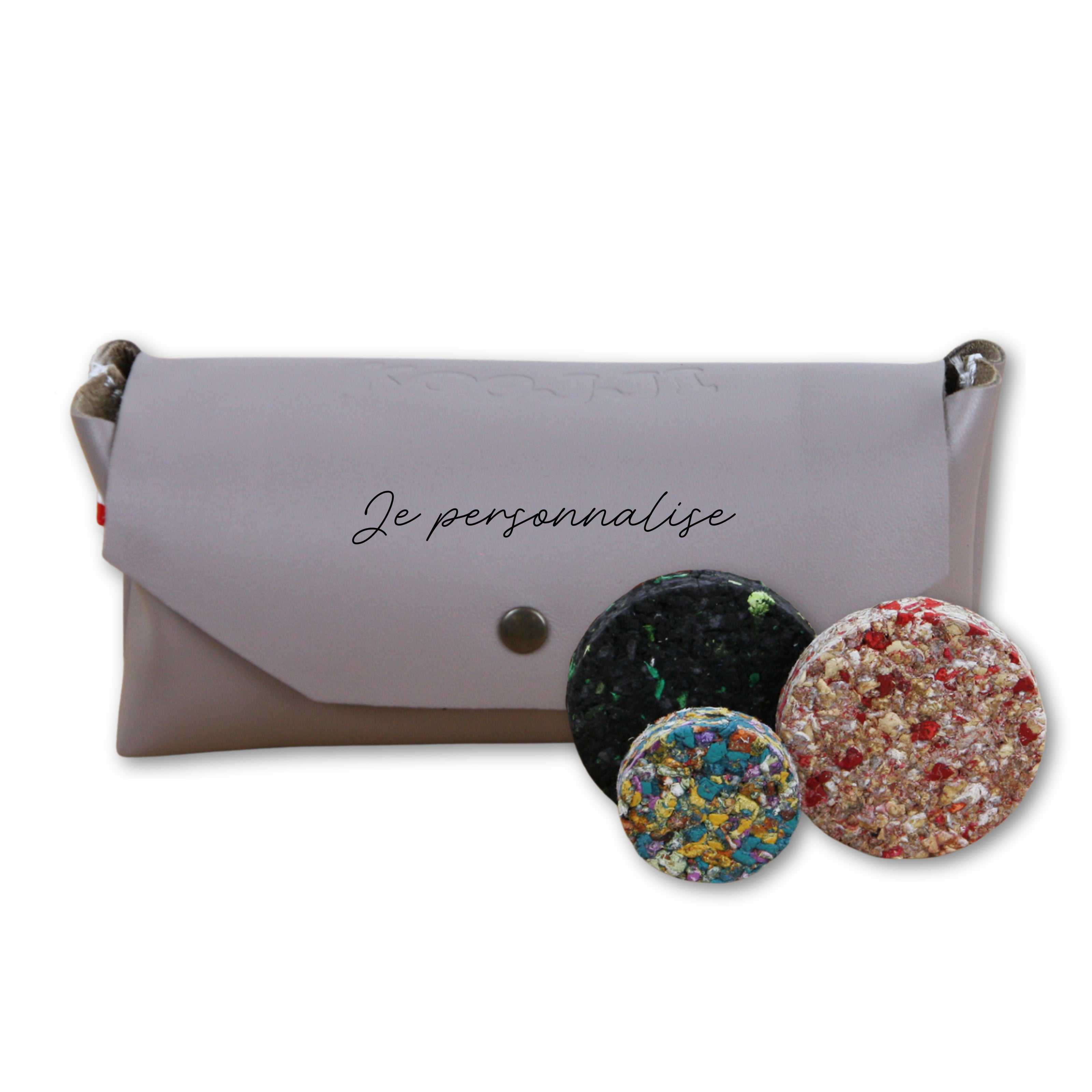 Jeu de palets d'intérieur et de plein air en cuir personnalisé