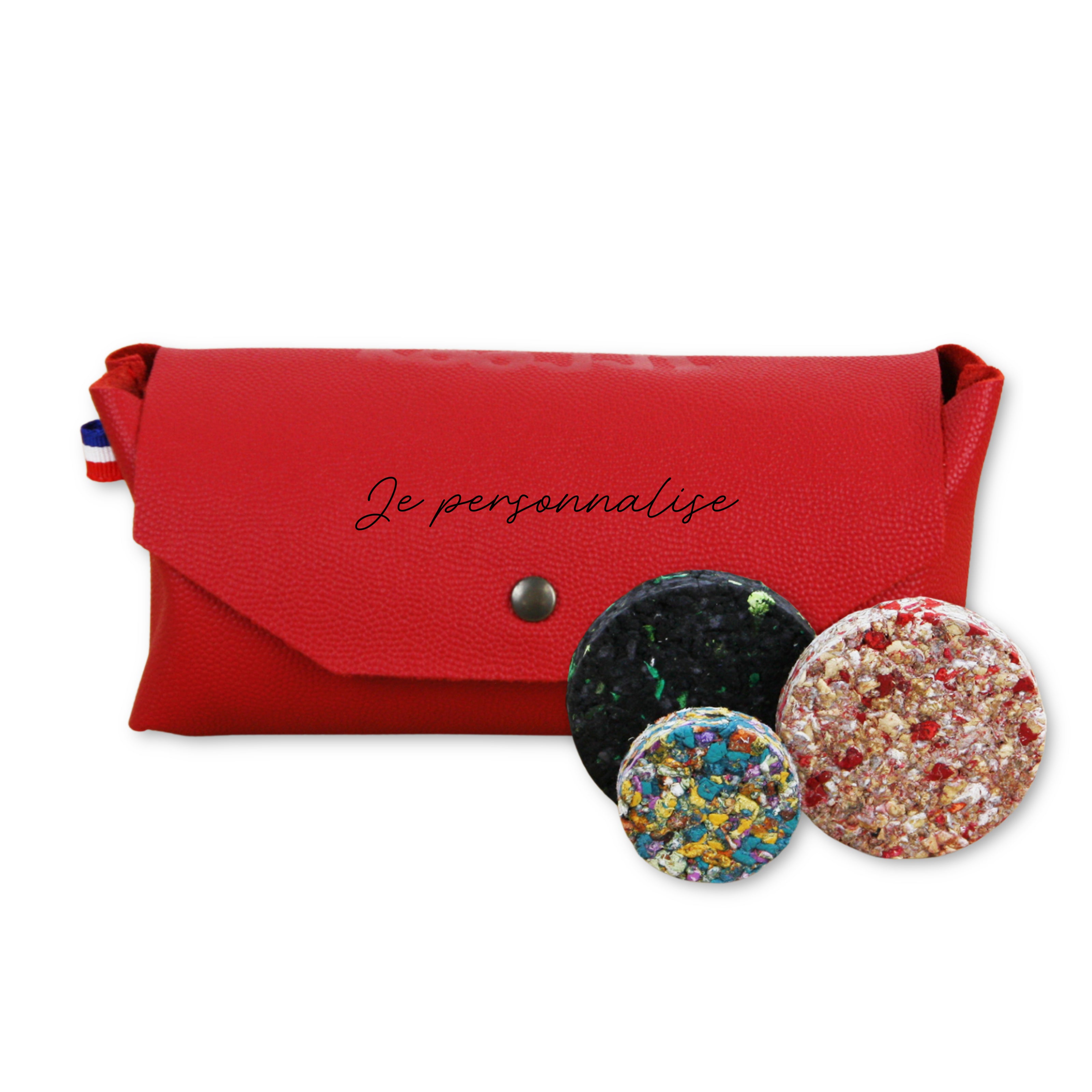 Jeu de palets d'intérieur et de plein air en cuir personnalisé