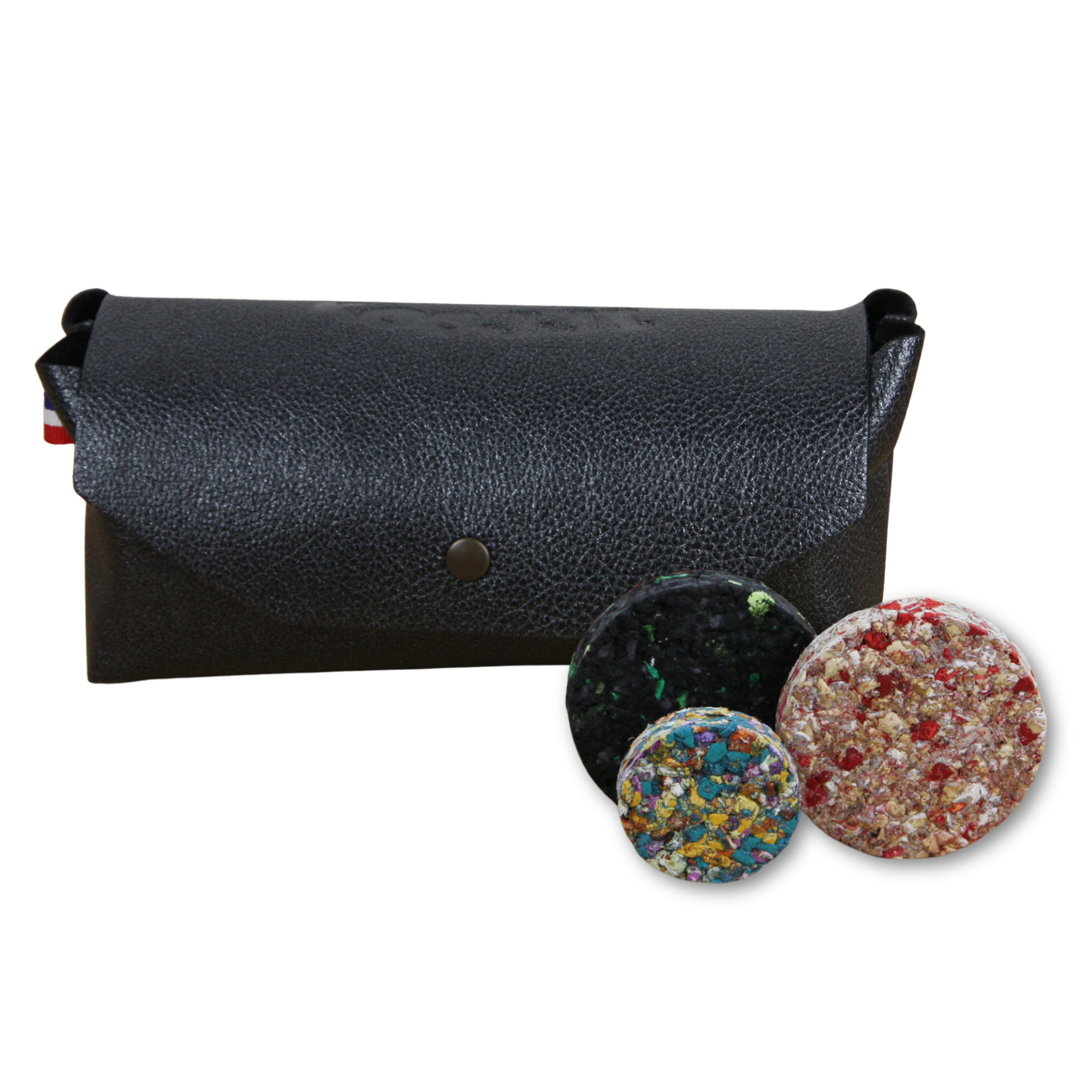 Jeu de palets d'intérieur et de plein air en cuir