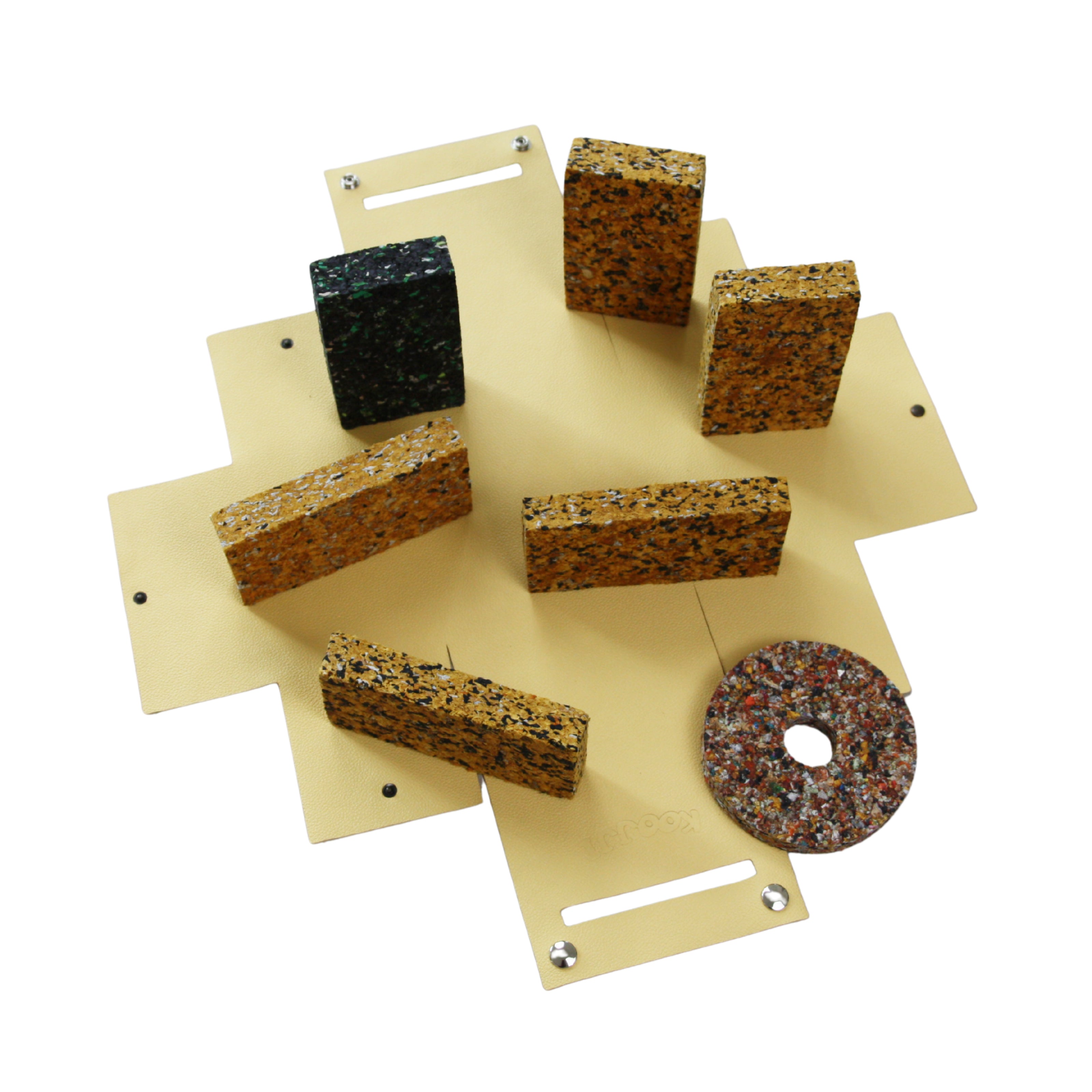 Jeu de quilles d'intérieur et de plein air en cuir