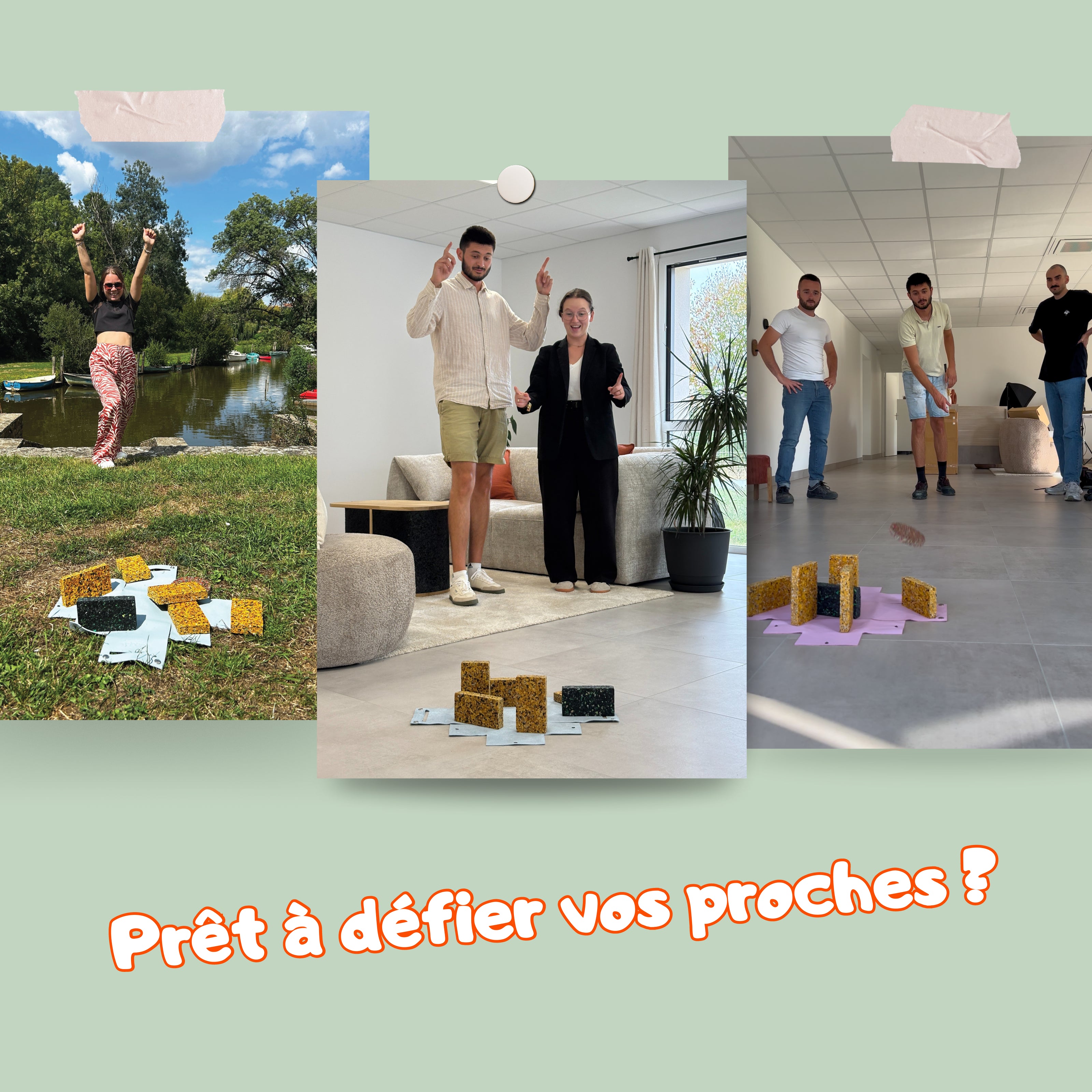 Jeu de quilles d'intérieur et de plein air en cuir