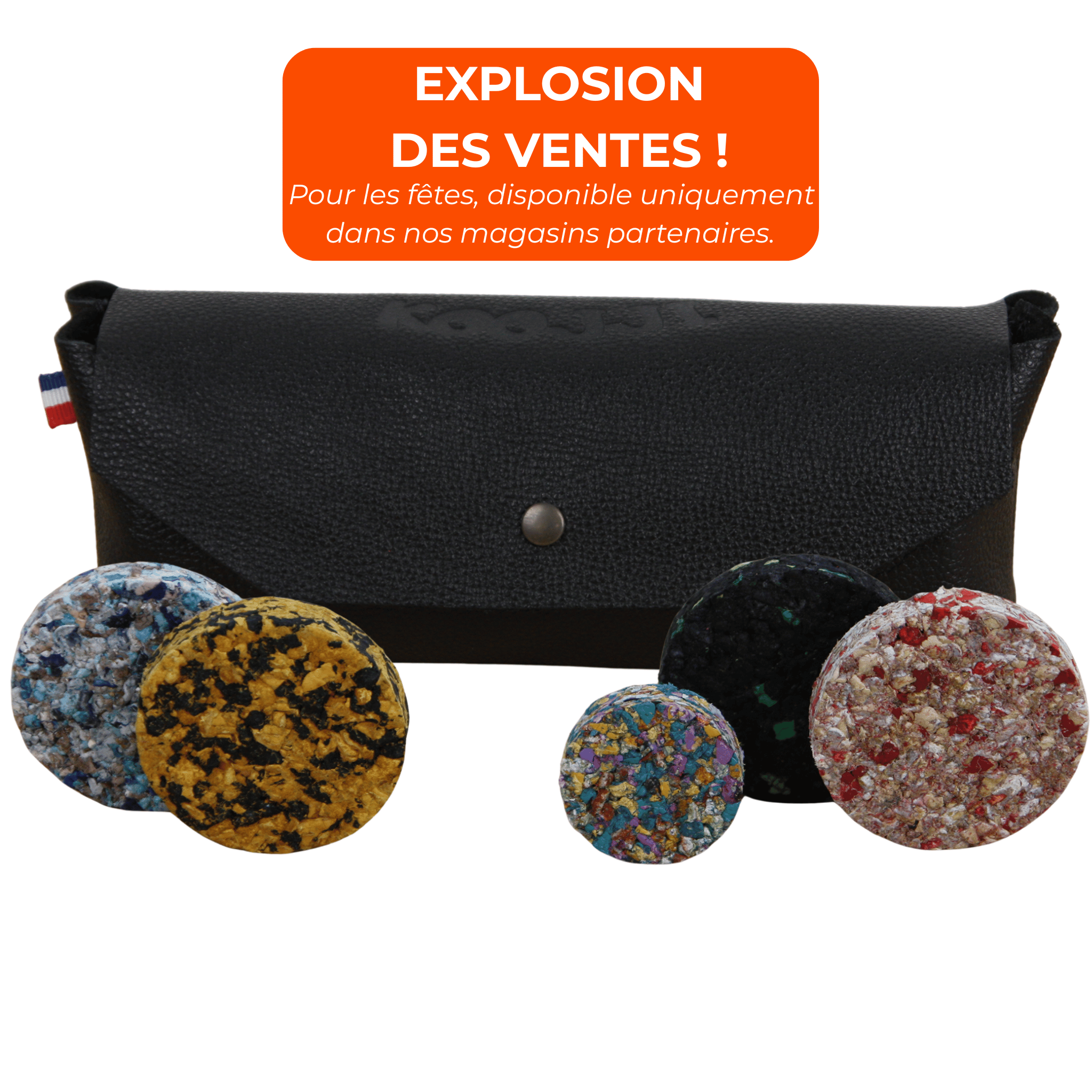 Jeu de palets XXL d'intérieur et de plein air en cuir