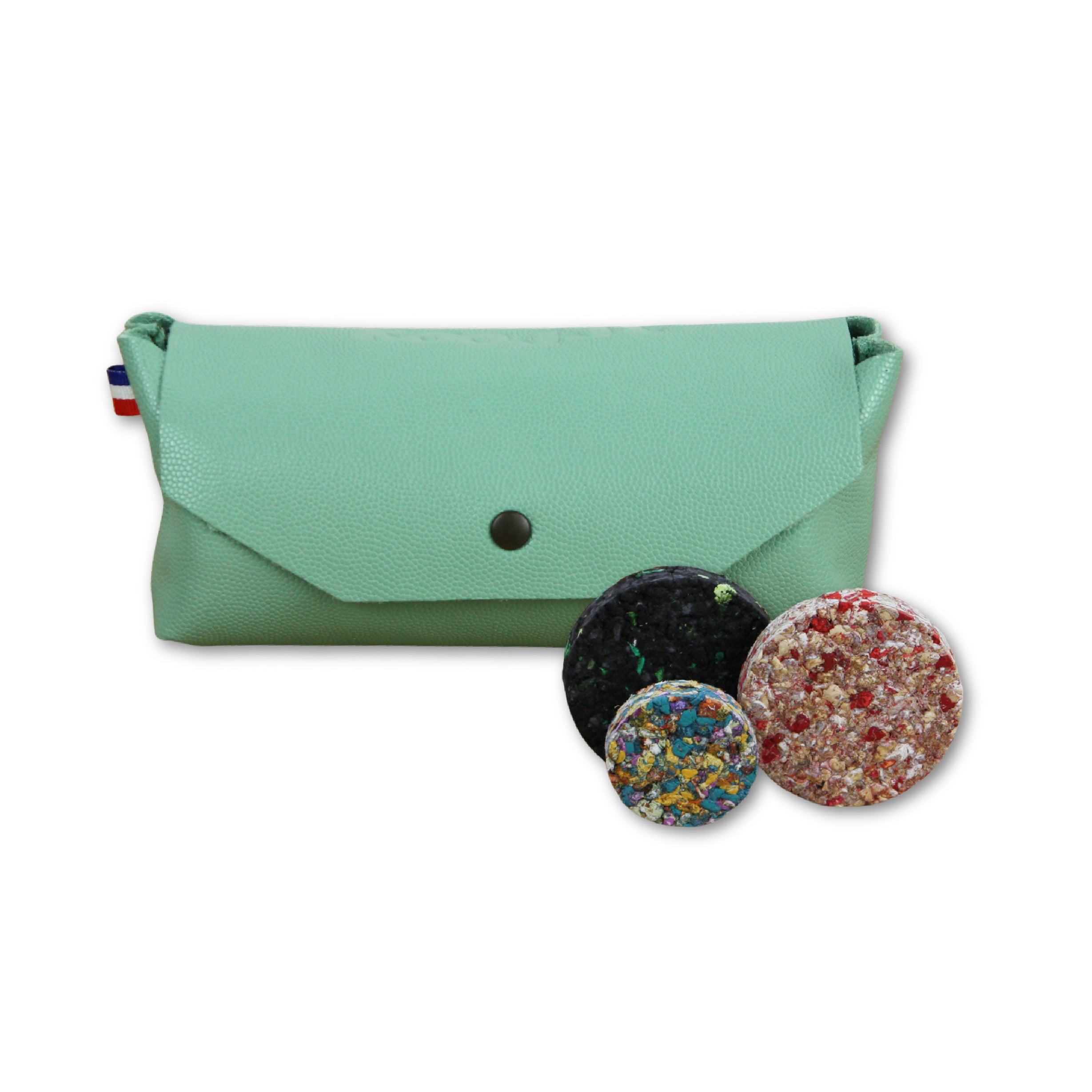 Jeu de palets d'intérieur et de plein air en cuir