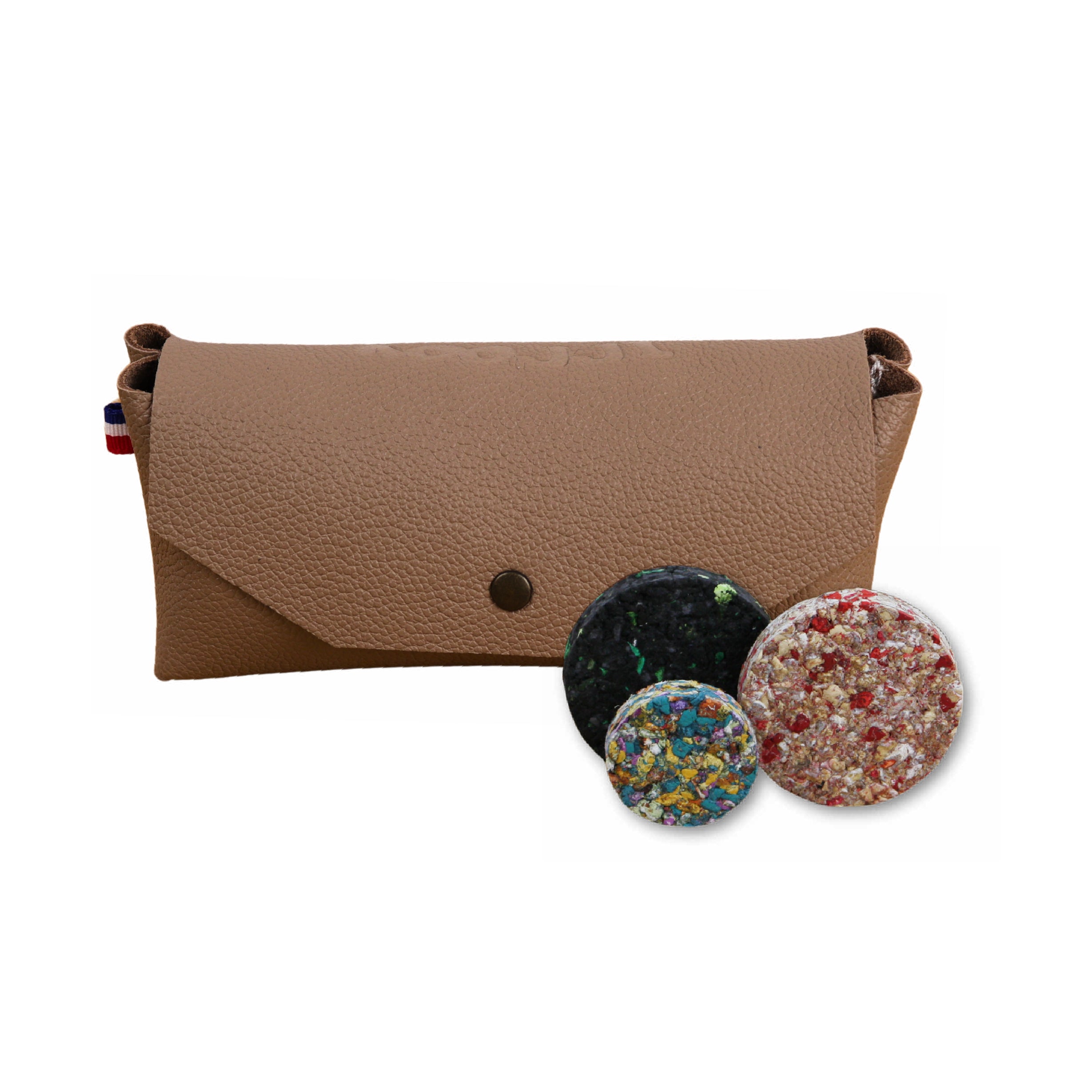 Jeu de palets d'intérieur et de plein air en cuir