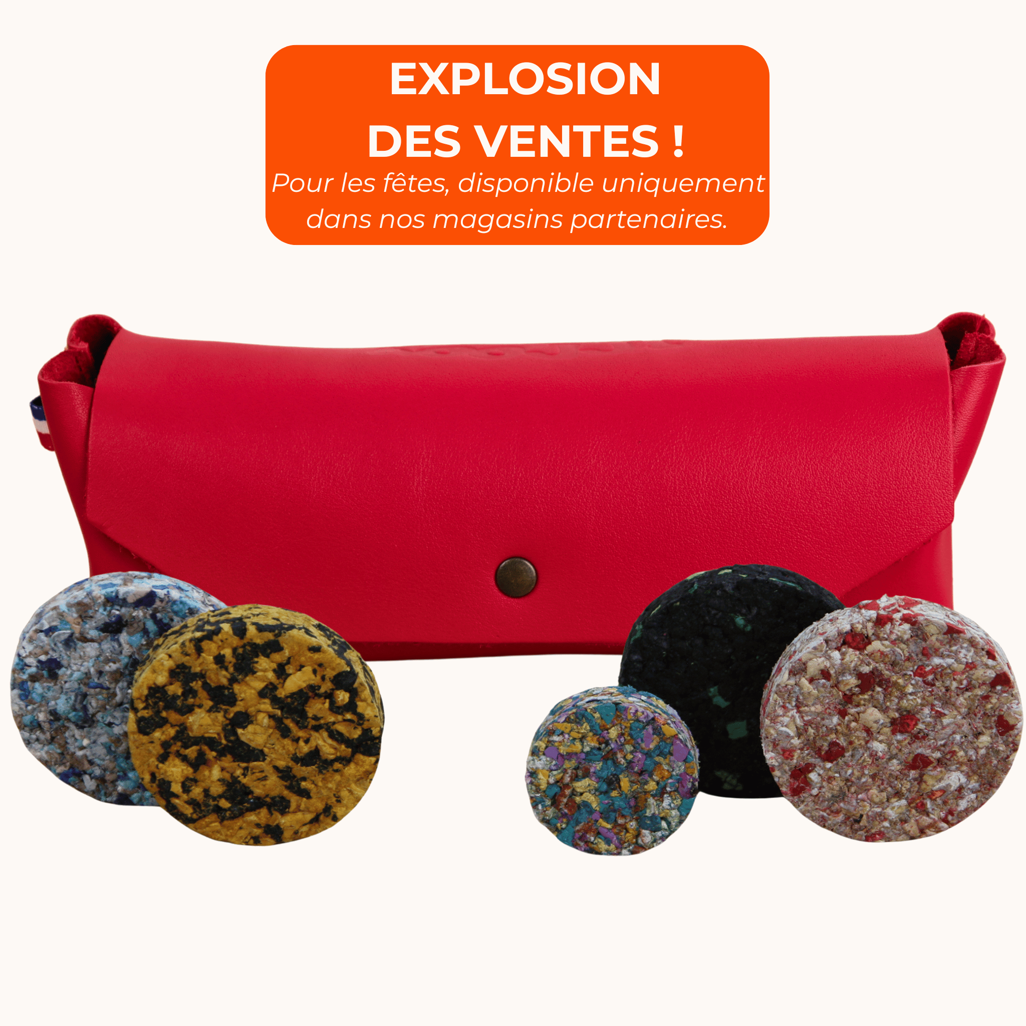 Jeu de palets XXL d'intérieur et de plein air en cuir