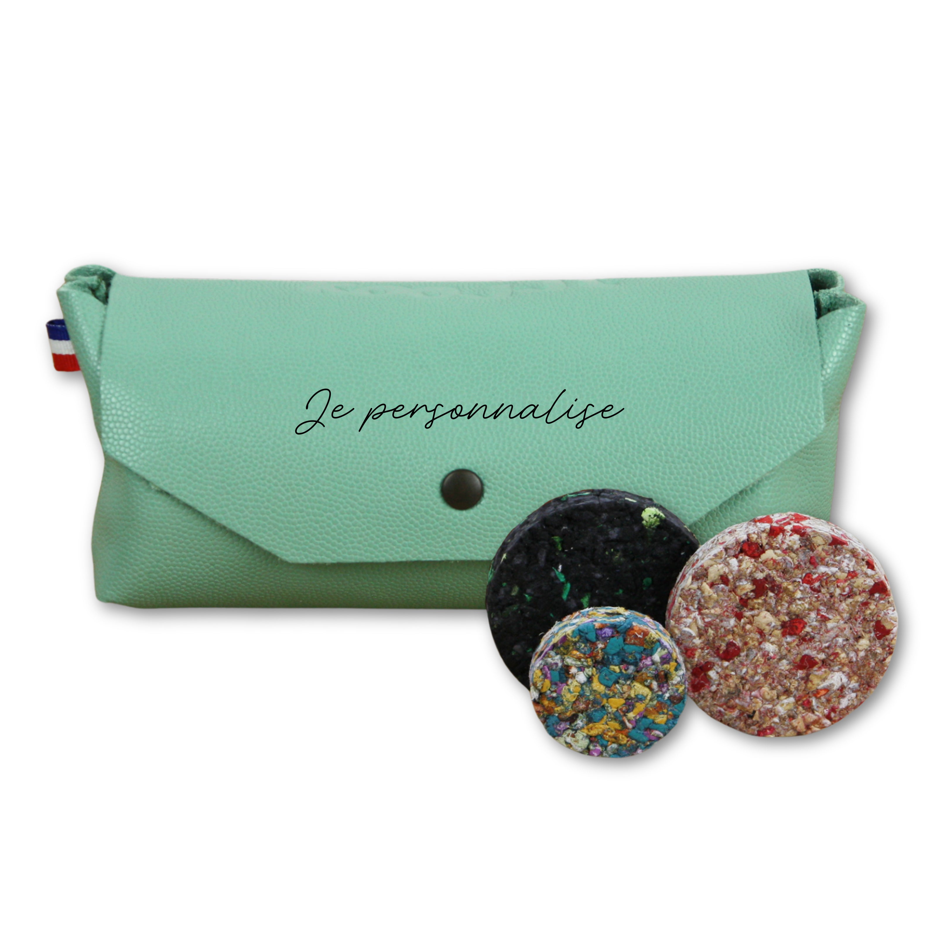 Jeu de palets d'intérieur et de plein air en cuir personnalisé