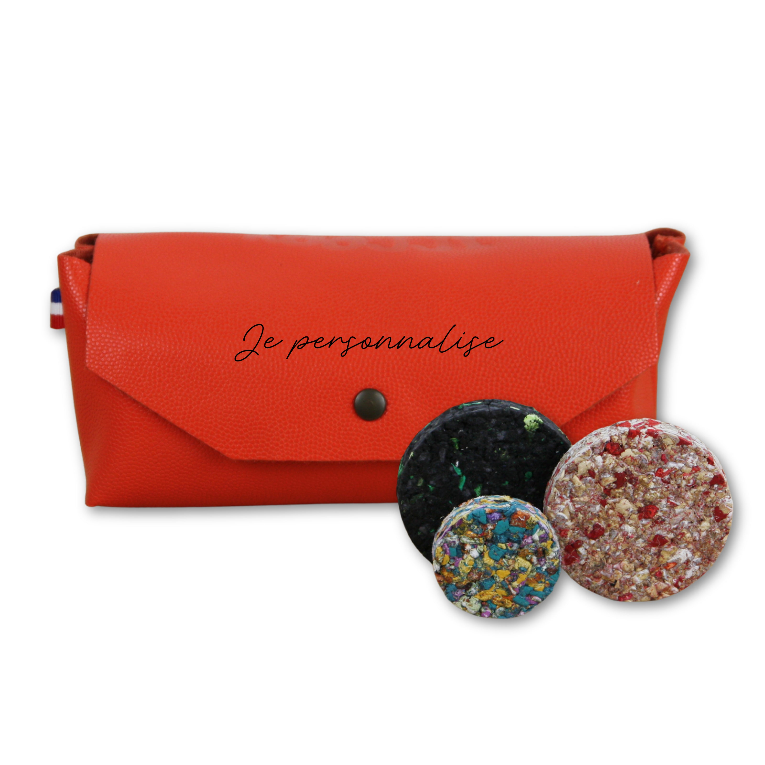 Jeu de palets d'intérieur et de plein air en cuir personnalisé