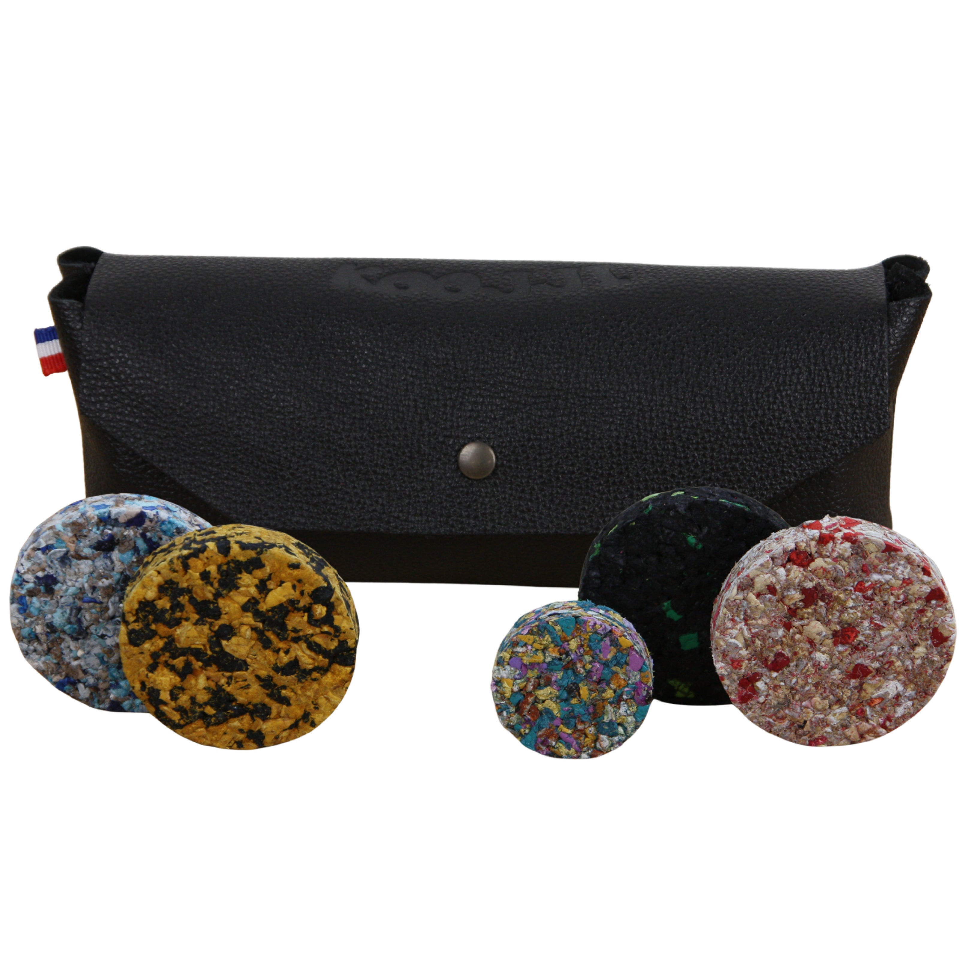 Jeu de palets XXL d'intérieur et de plein air en cuir