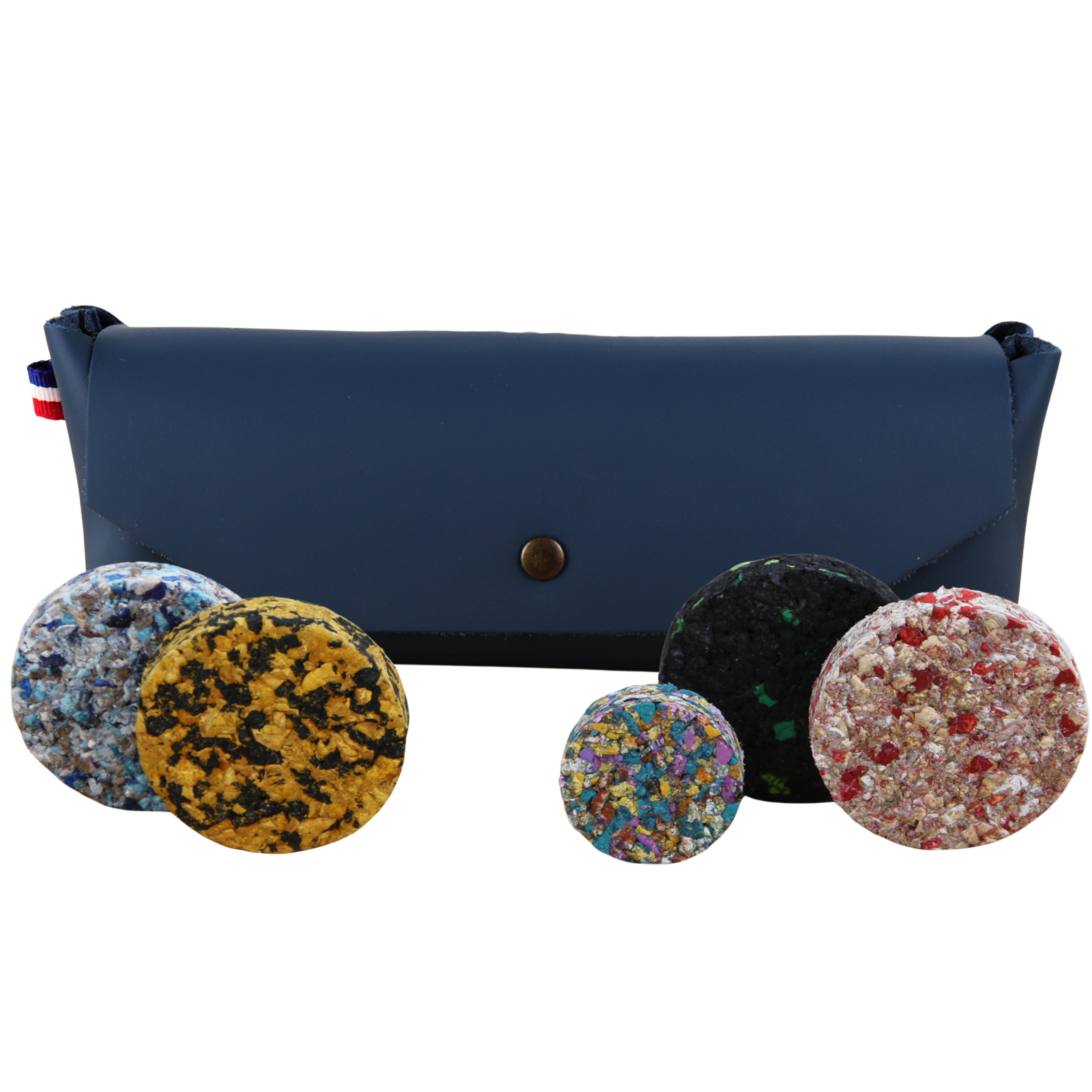 Jeu de palets XXL d'intérieur et de plein air en cuir