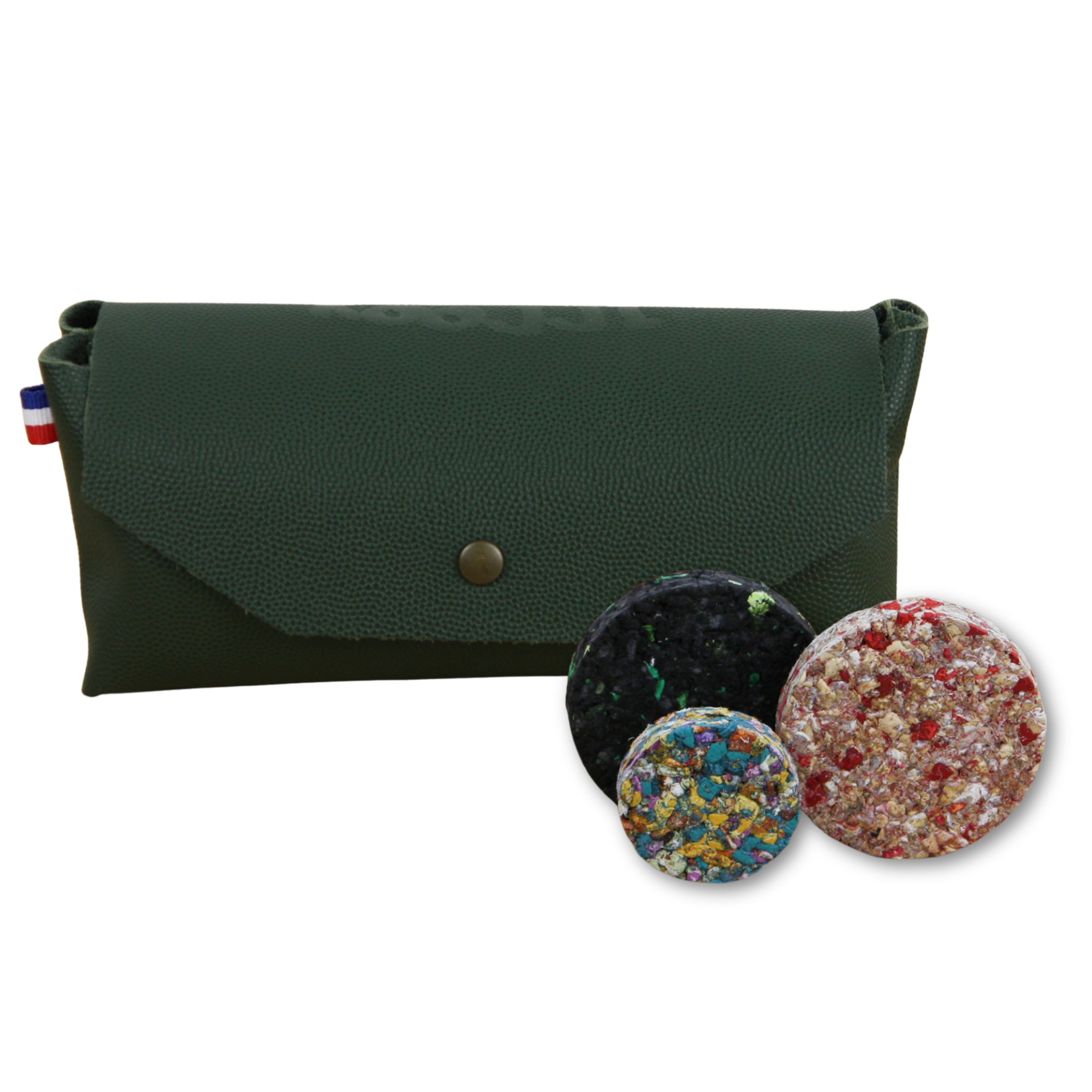 Jeu de palets d'intérieur et de plein air en cuir