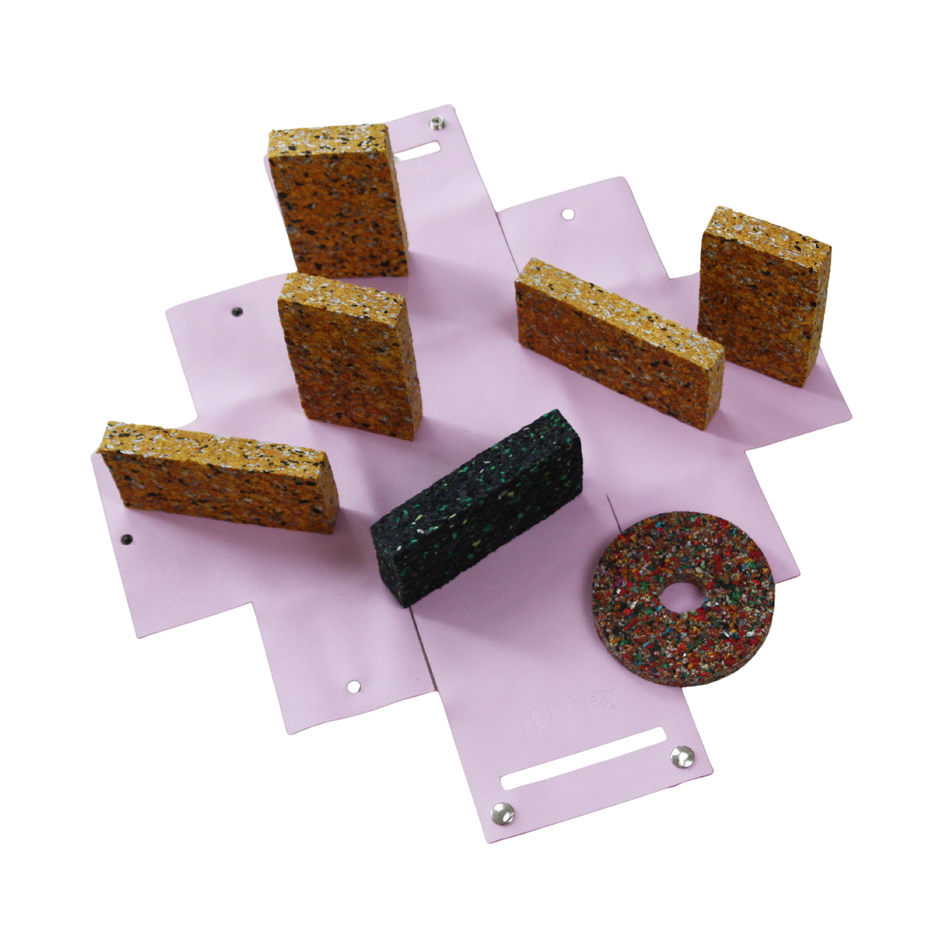 Jeu de quilles d'intérieur et de plein air en cuir