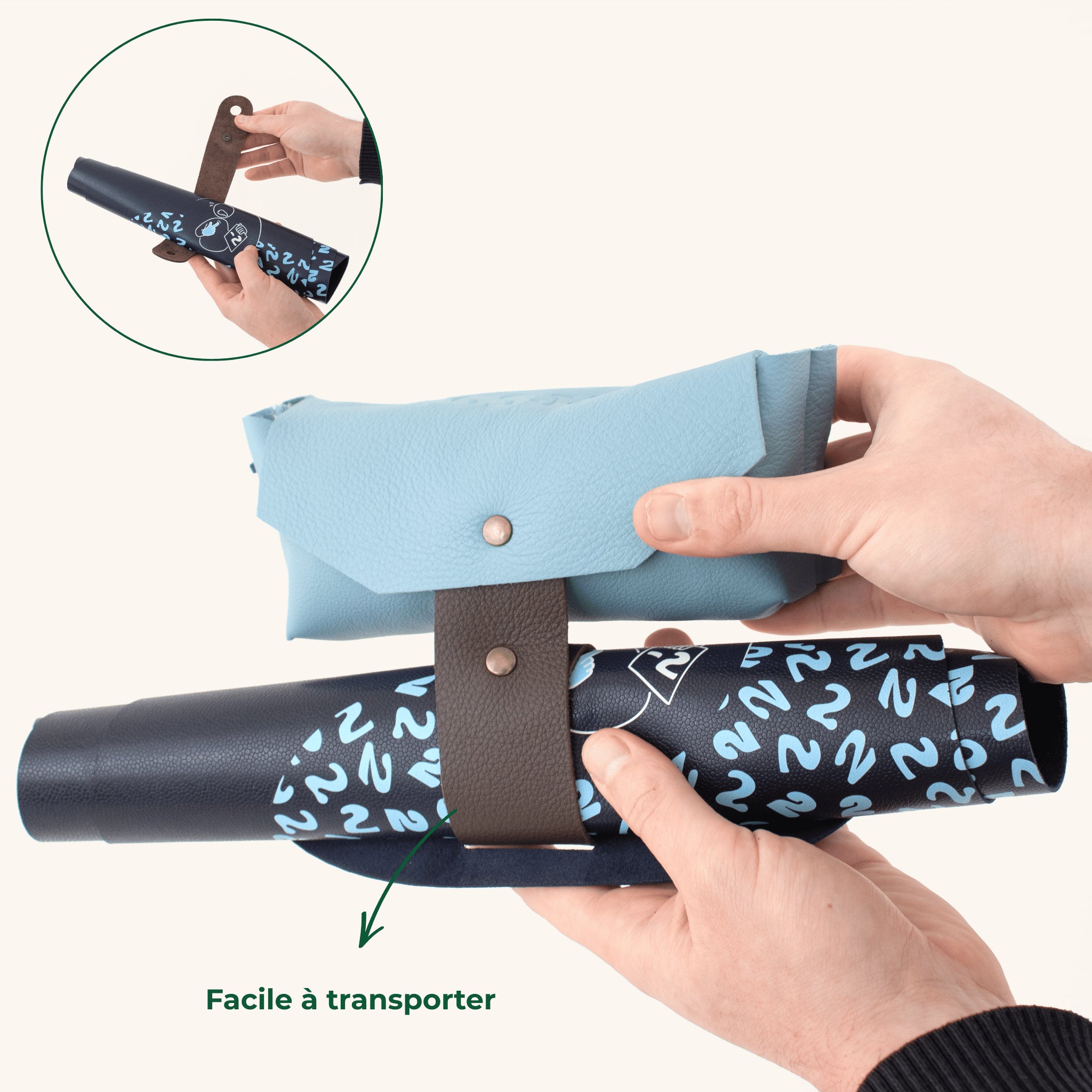 Transportable facilement jeu en famille en cuir