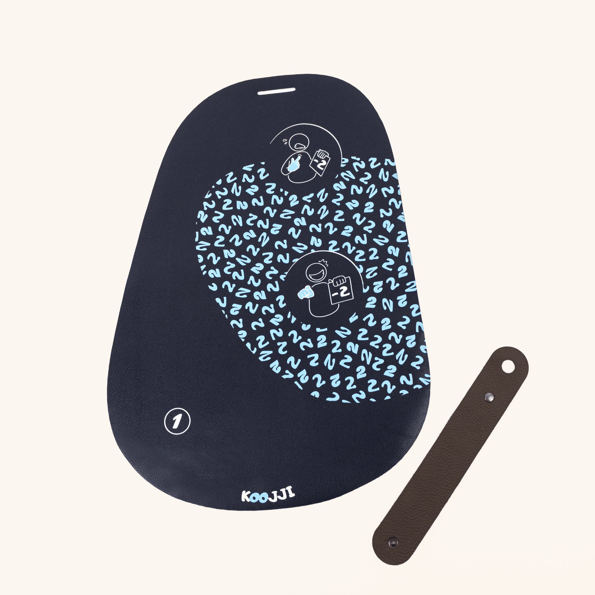 cible pour palets en cuir bleu KOOJJI intérieur extérieur