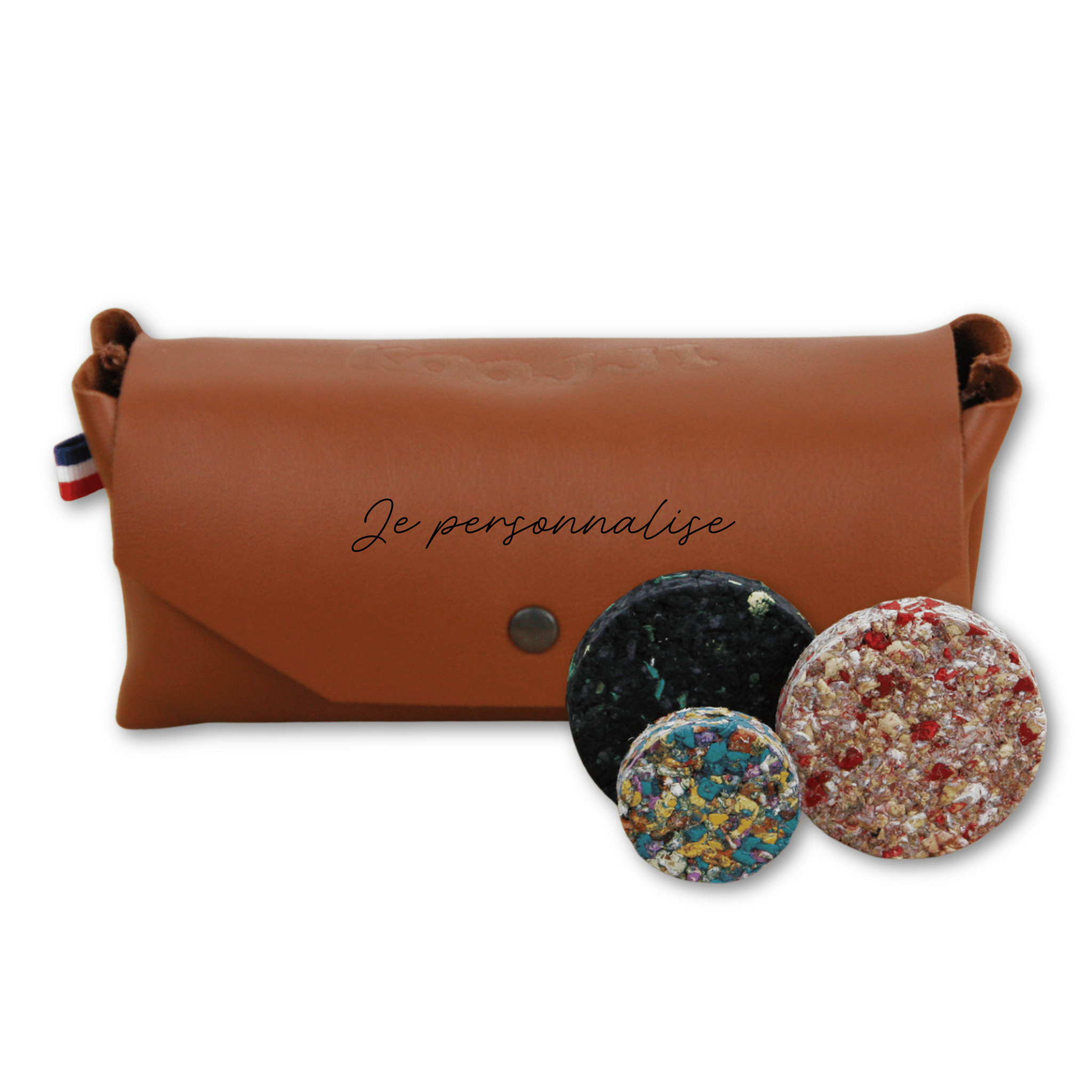 Jeu de palets d'intérieur et de plein air en cuir personnalisé