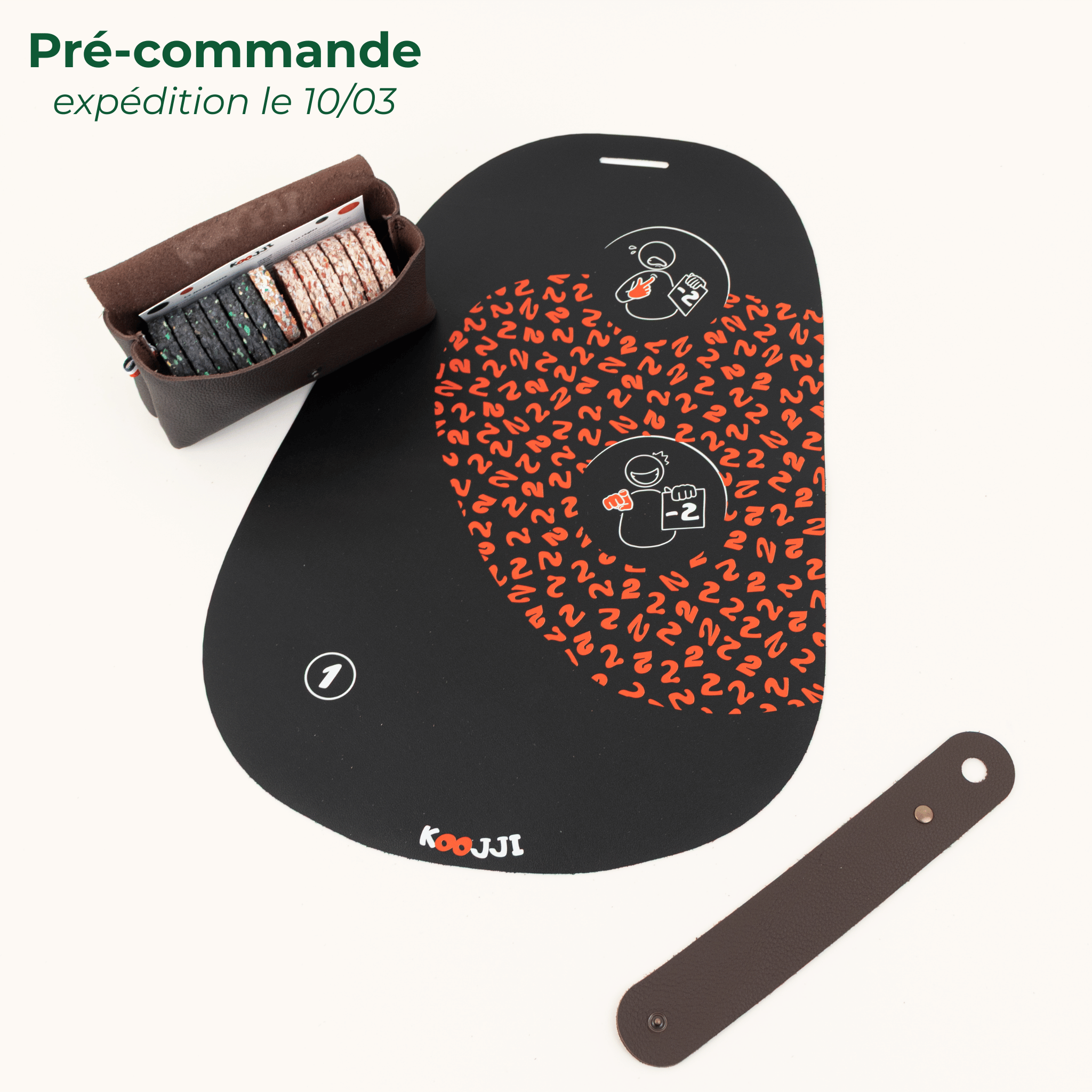 Le Pack duo KOOJJI - une cible + un jeu de palets